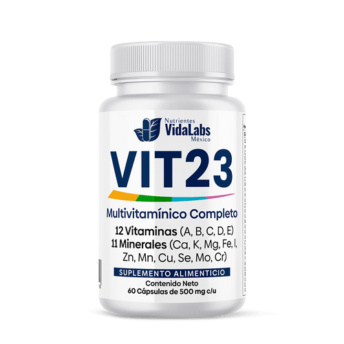 VIT 23 - Potenciado con 12 Vitaminas Clave y 11 Minerales Fundamentales