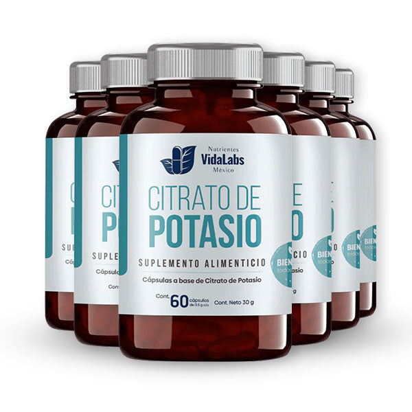 Citrato De Potasio 100% Puro, Balance Electrolitico, Apoyo A Tu Salud Muscular Y Nerviosa